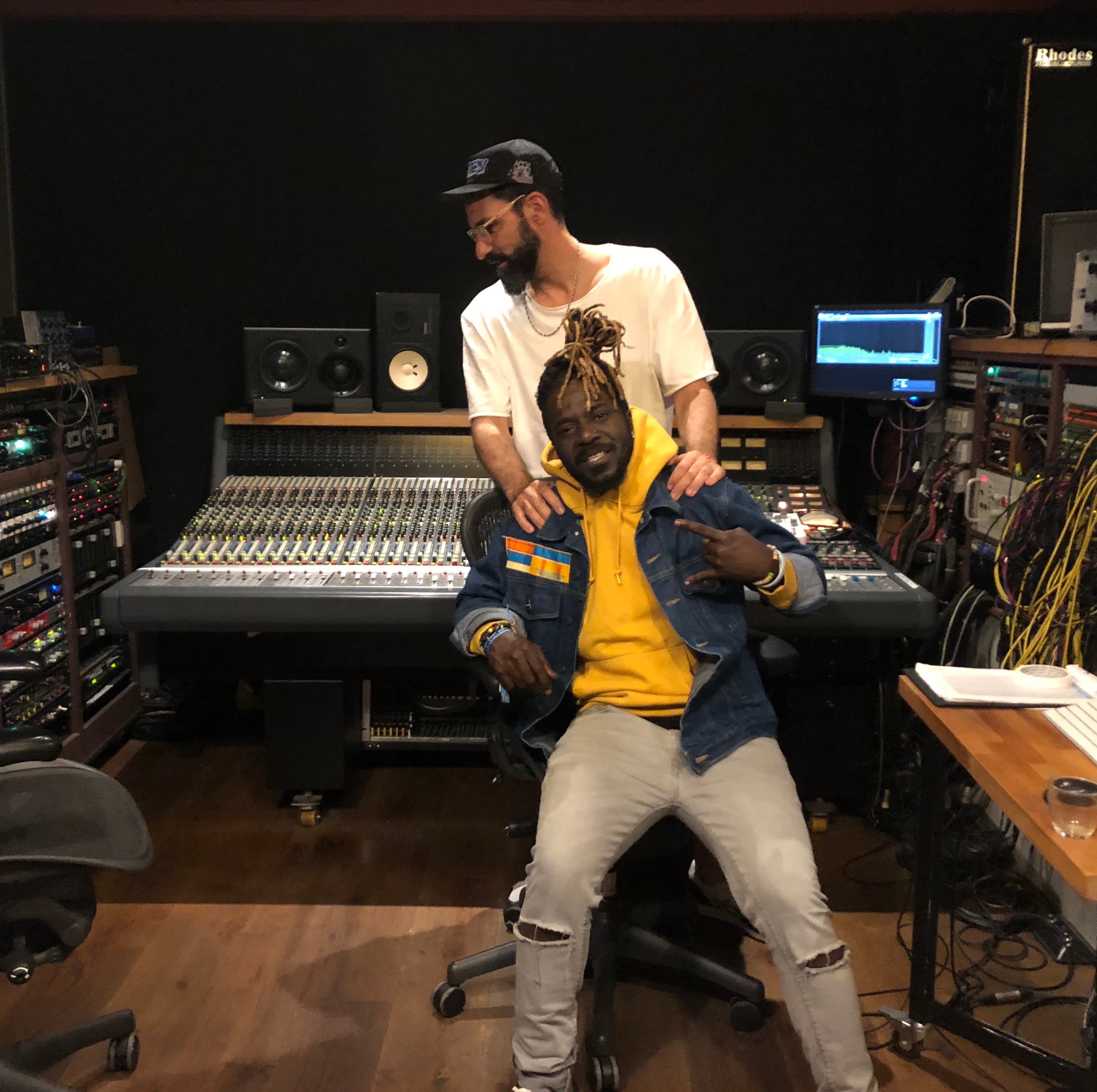 Cover Image for Back in the studio with my friend Kweku